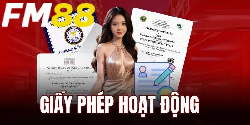 Giấy phép hoạt động đảm bảo pháp lý an toàn, uy tín Giấy phép hoạt động đảm bảo pháp lý an toàn, uy tín